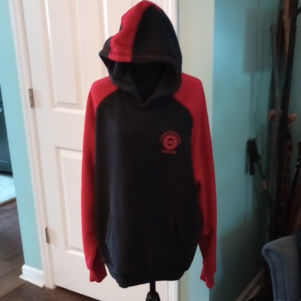 UAW (Allison Transmission) Red and Black Two-Tone Sweatshirt Hoodie